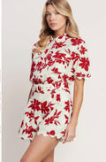 Set floral orange