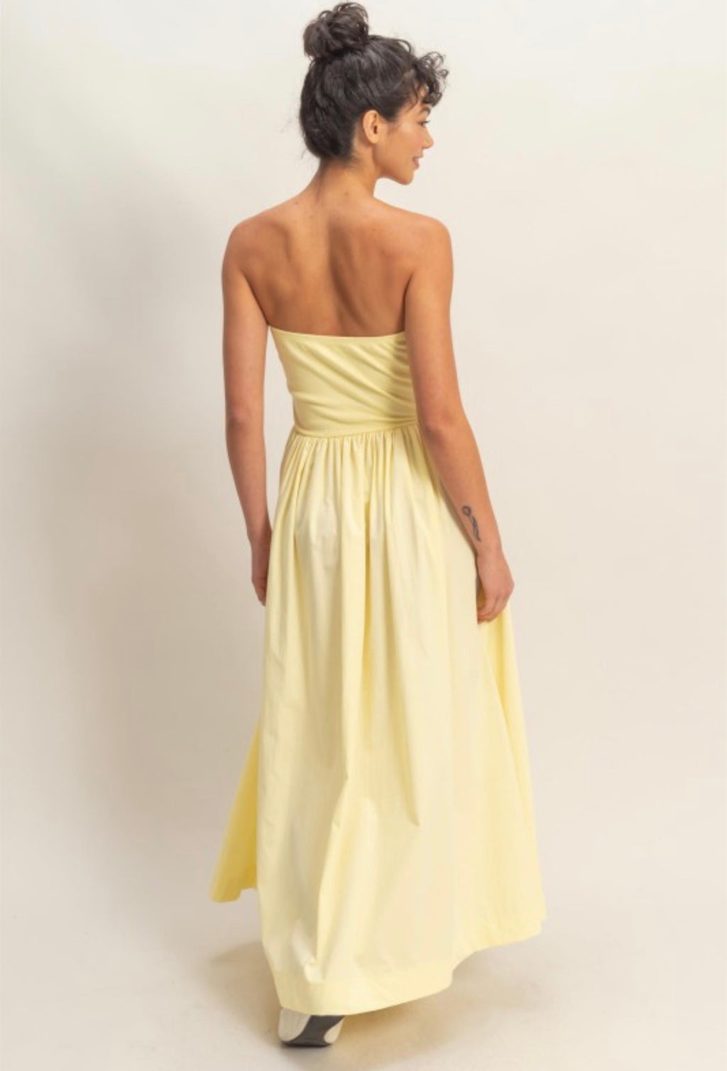 Yellow Basic maxi dress